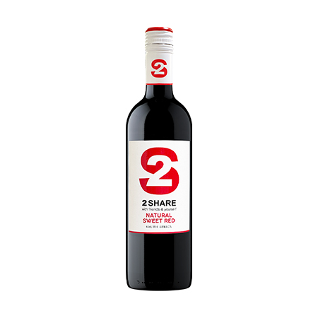 2 Share Natural Sweet Red 750ML