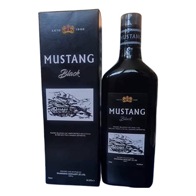 Mustang Black Whisky 750ML
